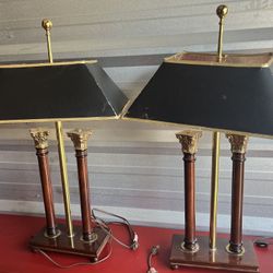 Vintage Pair of Table Lamps 