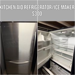 Kitchen Aid Refrigerator / Ice Maker Working Good