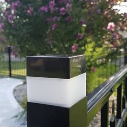 8 Pack- Solar LED Fence Post Caps