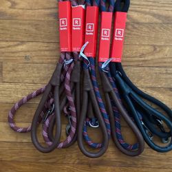 Dog Lead 6 Foot Blue Burgundy, And Black Regular$15