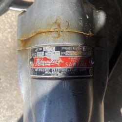 Vintage Milwaukee Sawzall 