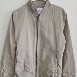 Mens Zara Bomber Jacket Size S