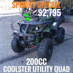 🎃Spooky special 🎃 this deal won't last long
Coolster full size utility ATV $2,795