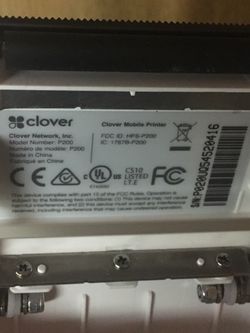 CloverP200 printer