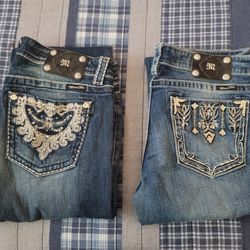 Women's Miss Me Jeans Size 32 Boot $55 Each Pickup In Oakdale 