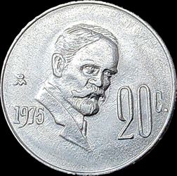 1975 Mexico 20 Centavos