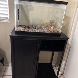 Fish tank and stand
