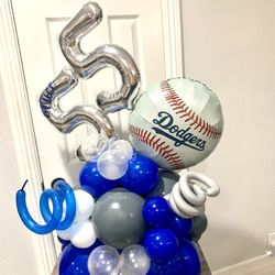 Dodgers Balloon Arrangement