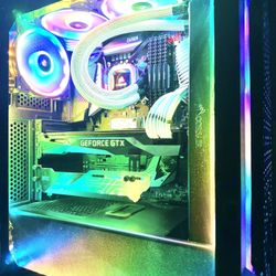 Liquid Cooling Gaming PC Desktop — i7 9700K / GTX 1080 Ti / 32GB DDR4 / 512GB SSD