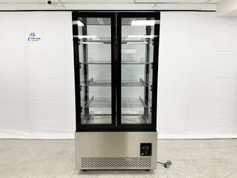 NSF 4 Sided Glass Standing Gelato Freezer Display DL-600F