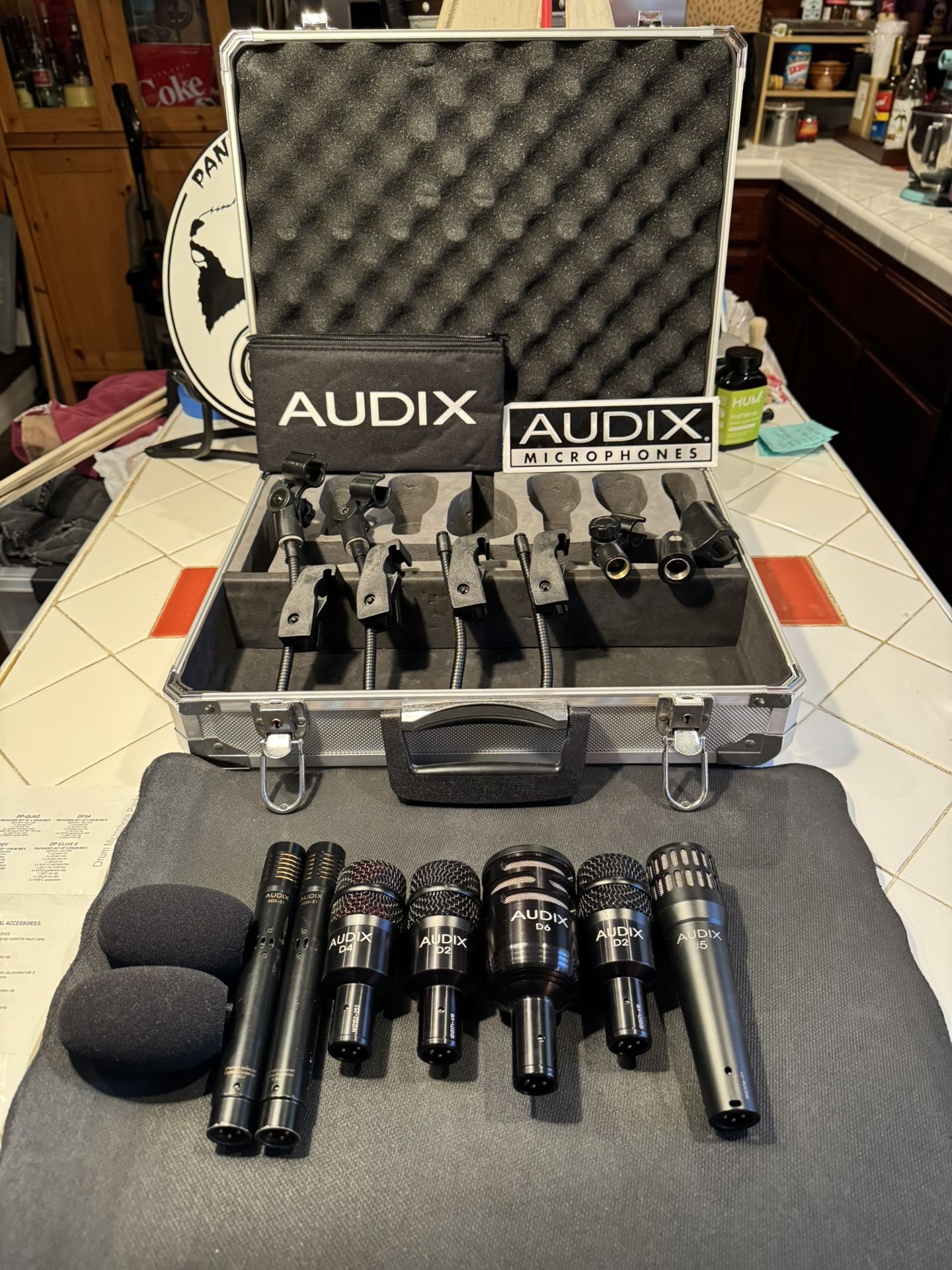 Audix DP7 Mic Set + Case, Clips, Cables !!!