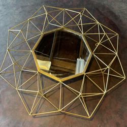Gold Accent Mirror