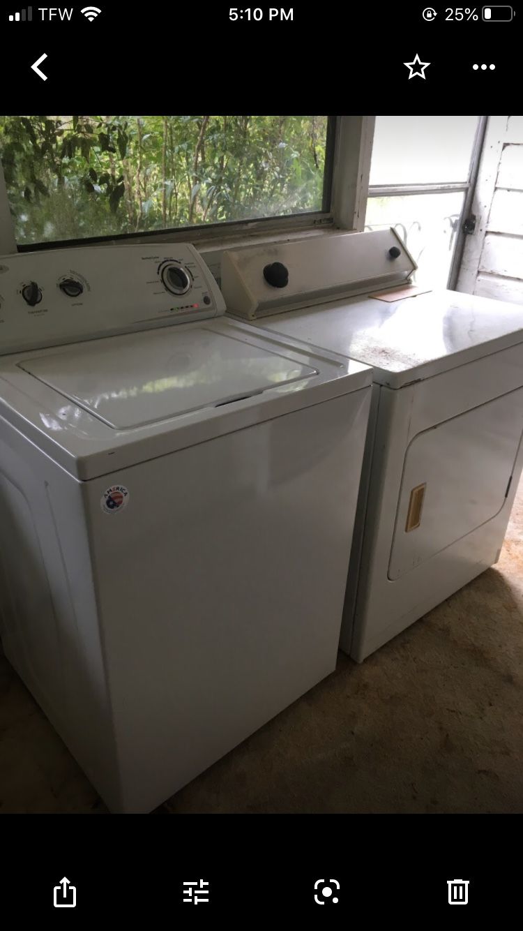 Washer dryer fridge stove