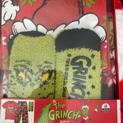 Grinch Mens Sleep Set Size Medium