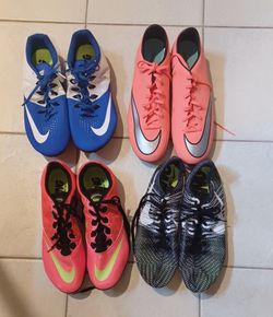 Lot of New Nike Cleats - Sizes 12 and 13