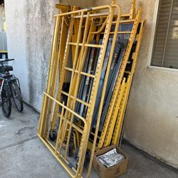 Almost New, Double Set Of Stacking Scaffolding 