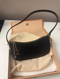 Louis Vuitton Black Leather Mini Shoulder Bag