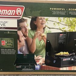 Brand new-Never been open box,or touch, Coleman Guide Series Powerhouse Dual Fuel Gas Camping Stove.