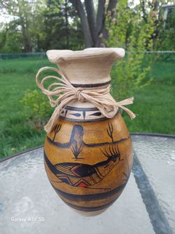 Clay vase