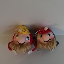 Vintage Gnome Ornaments 