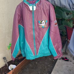 Vintage Mighty Duck Leather Jacket