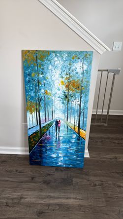 Blue Colorful Wall Artwork