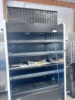 brand new commercial open air merchandiser cooler