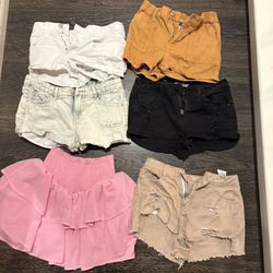 5 Pack of Shorts + Skirt