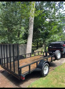 Heavy duty utility trailer 6x12