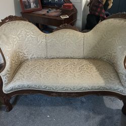 Wood Frame Settee