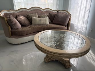 Modern Sofa with Coffee Table Included