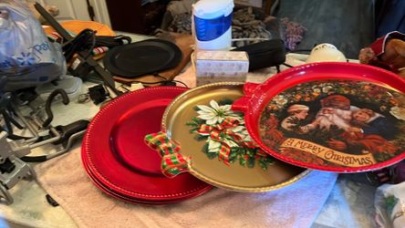Christmas trays six altogether