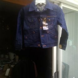 Wrangler Jean Jacket Size 10. Kids New