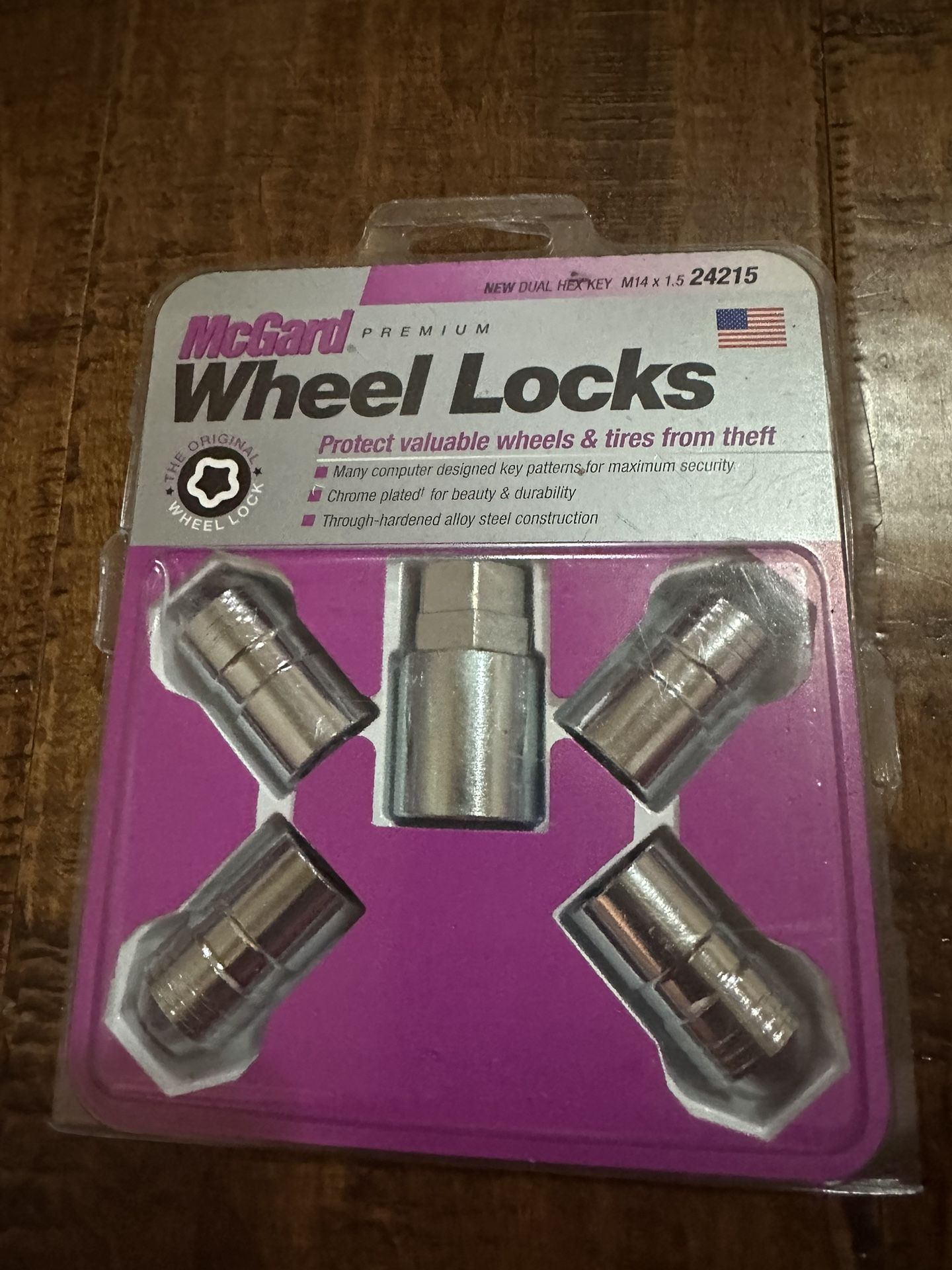 MCGARD 24215 Chrome Cone Seat Wheel Locks **BRAND NEW**