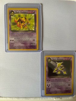 Pokemon Dark cards