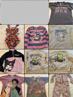 Kids Clothing Bundle – Sanrio, Disney & More (SIZE 6 - 8y)