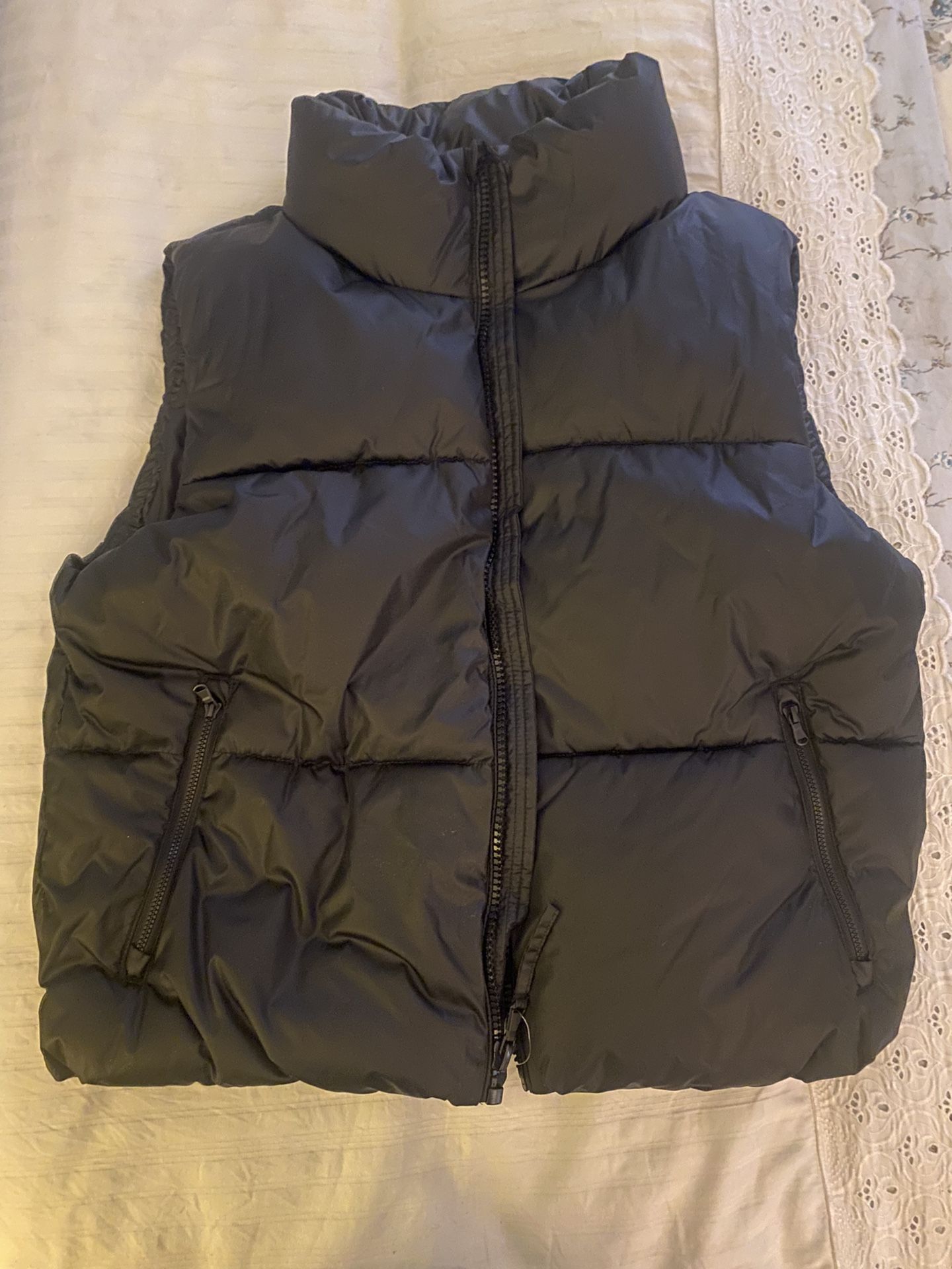 Black Puffer Vest