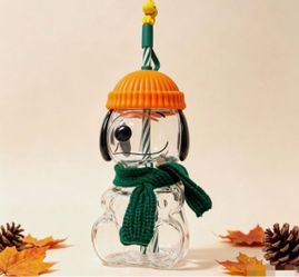 Snoopy glass cup