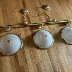 Brass Pool Table Light (3 Lights)