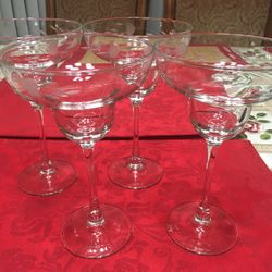 Princess House Margarita Glasses (4)