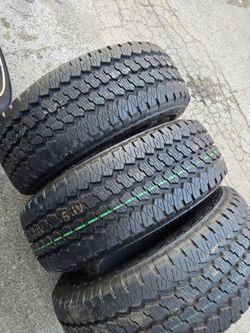 New tires 275 70 18LT 10pys only have 3