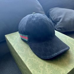 Original GG canvas baseball hat with Web