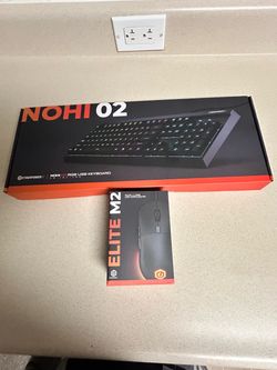CyberPowerPC NOHI 02 RGB Keyboard and Elite M2 RGB Mouse Bundle