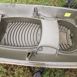 12 Foot Fiberglass Jon Boat With Title