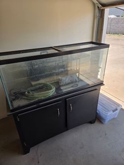 55 gal fish tank w/stand