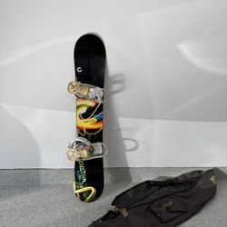 Burton custom snowboard w/bag