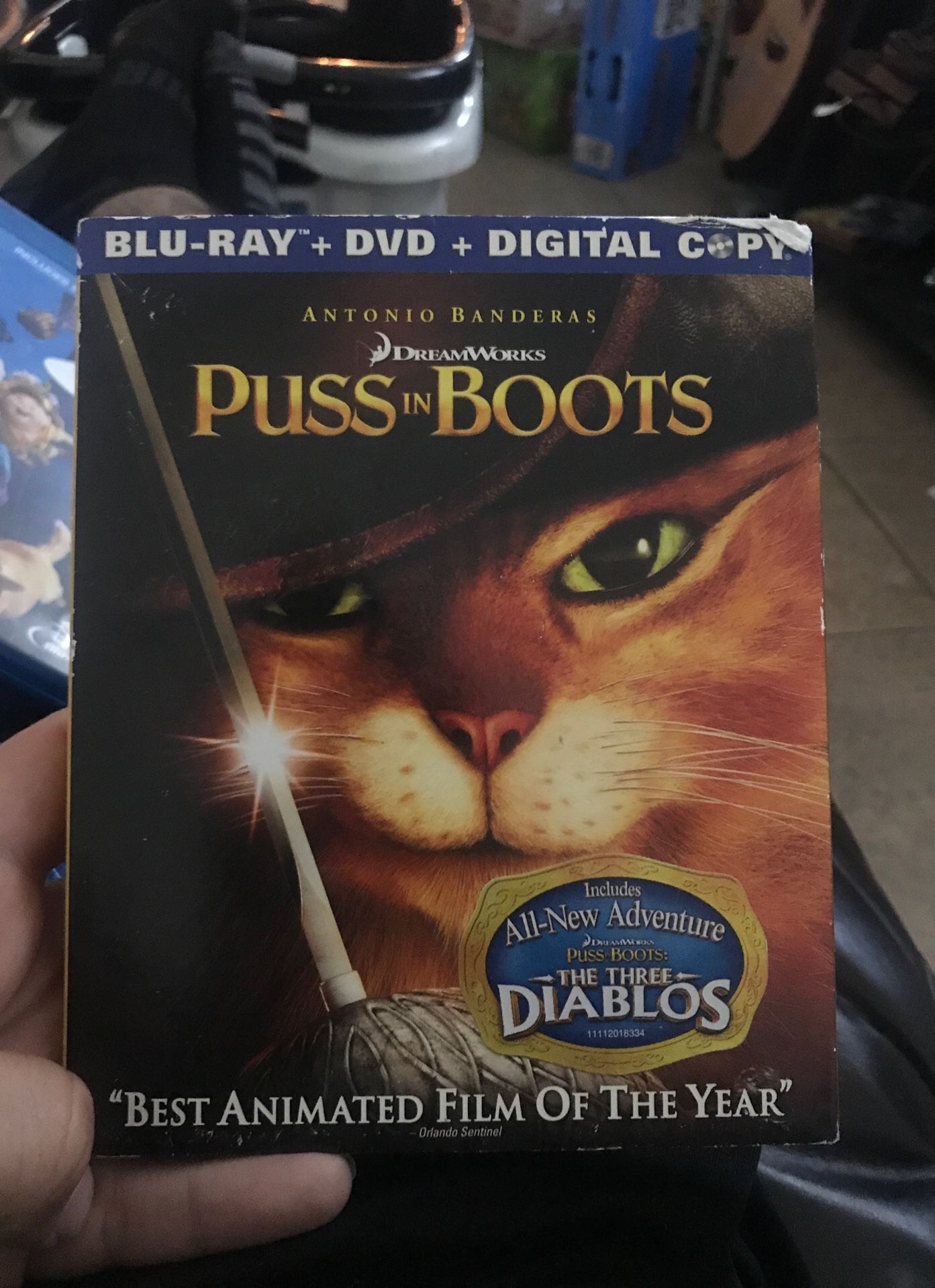 Puss In Boots - Dreamworks (BluRay + DVD)