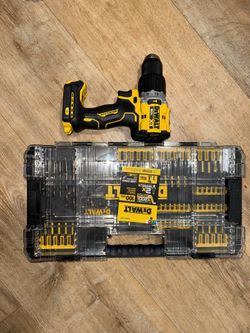 💥🔋🛠️⚡️DRILS DEWALT Y JUEGO DE 100 PIEZAS💥🔋⚡️ 