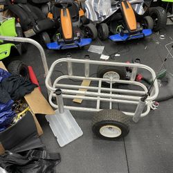 Fishing Wagon With Rod Holders