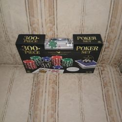 Poker Set 300 Pieces Brand New